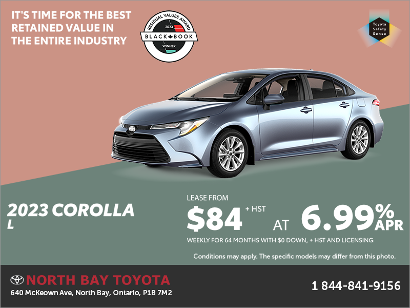 2023Toyota Corolla