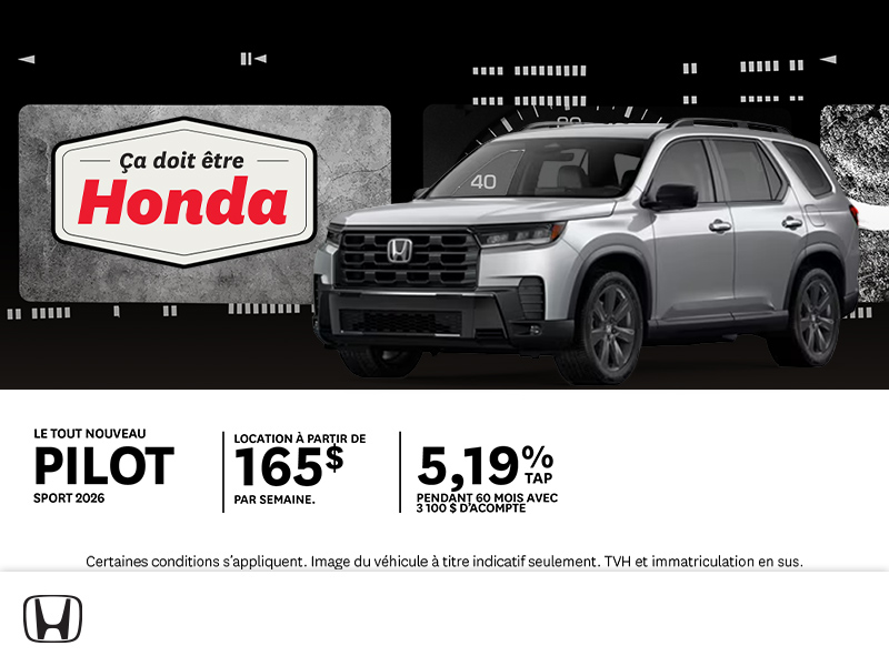 Honda Pilot 2026