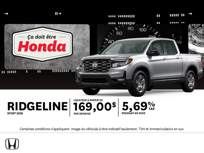 Honda Ridgeline 2026