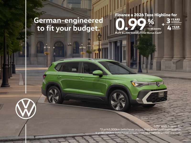 Get the 2026 Volkswagen Taos