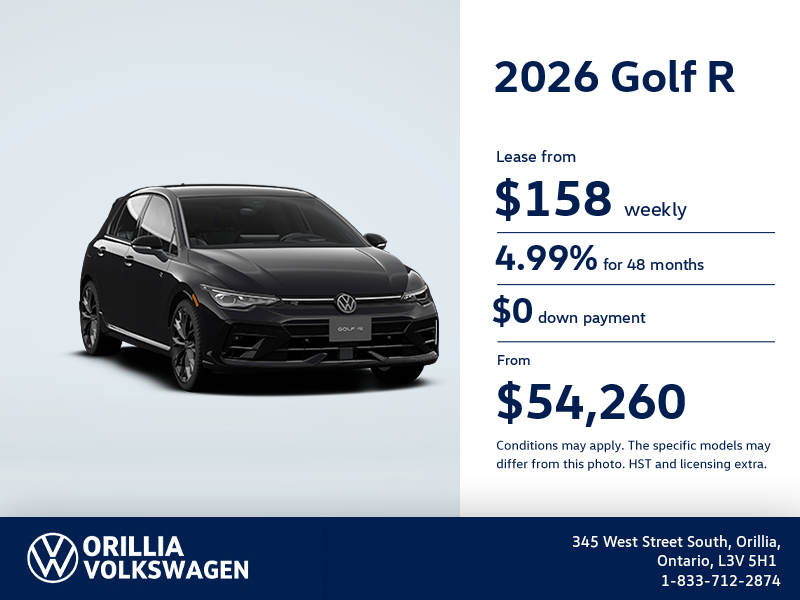 Get the 2026 Volkswagen Golf R