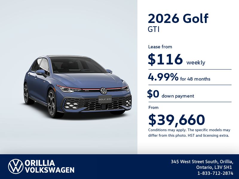 Get the Volkswagen Golf GTI 2026