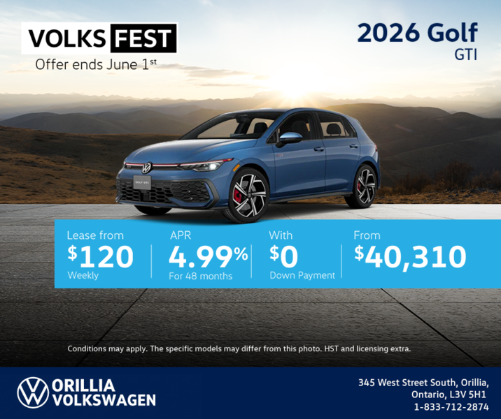 Get the Volkswagen Golf GTI 2026