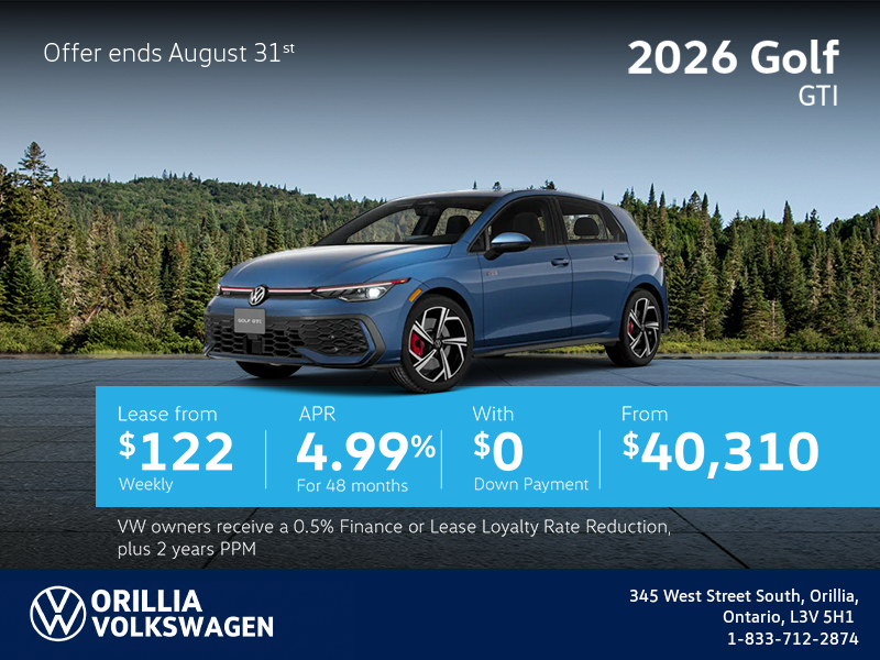 2026 Volkswagen Golf GTI