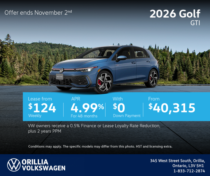 2026 Volkswagen Golf GTI