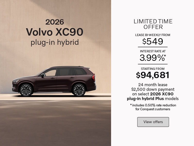 The 2026 Volvo XC90 plug-in hybrid Plus