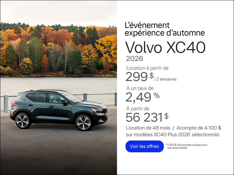 Le Volvo XC40 2026