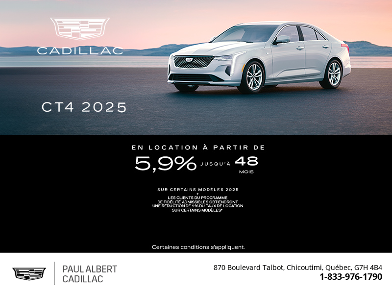 Cadillac CT4 2025