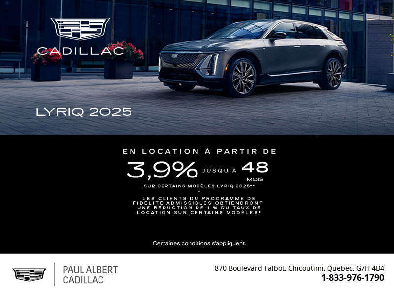 Cadillac Lyriq 2025