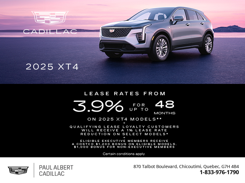 2025 Cadillac XT4