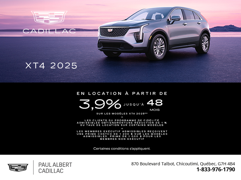Cadillac XT4 2025