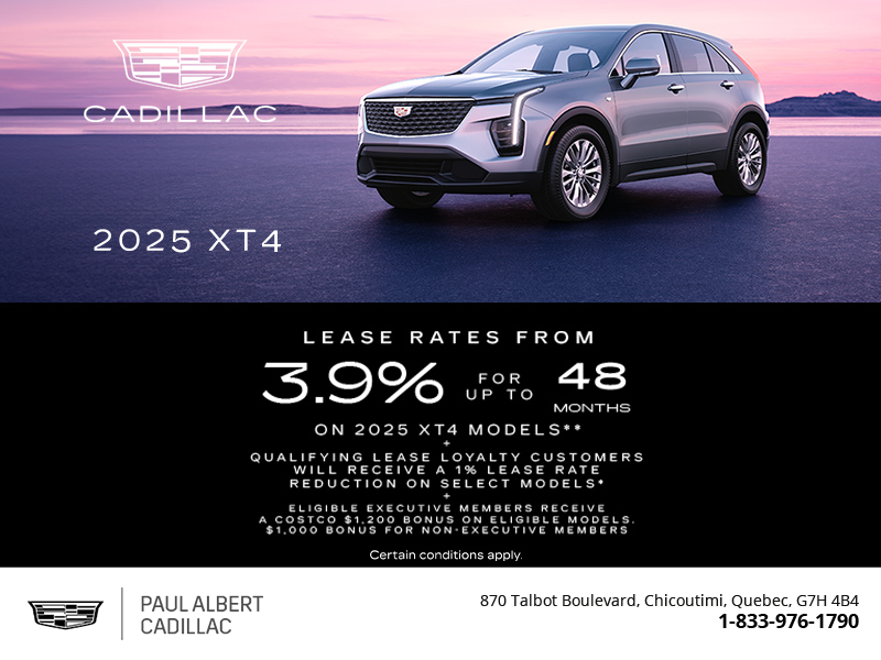2025 Cadillac XT4