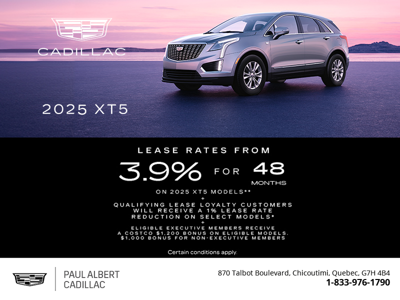 2025 Cadillac XT5