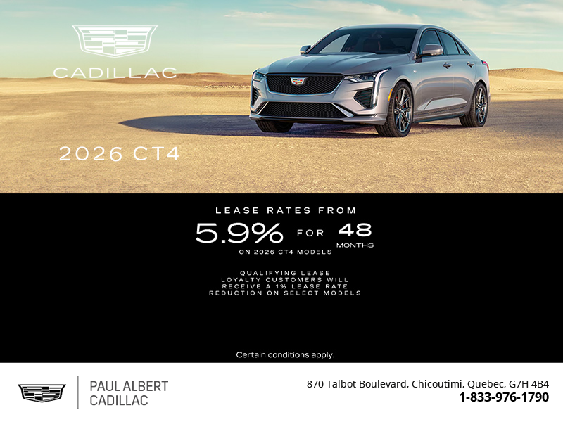 2026 Cadillac CT4