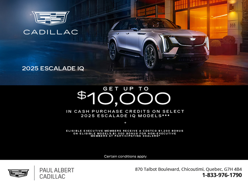 2025 Cadillac Escalade IQ