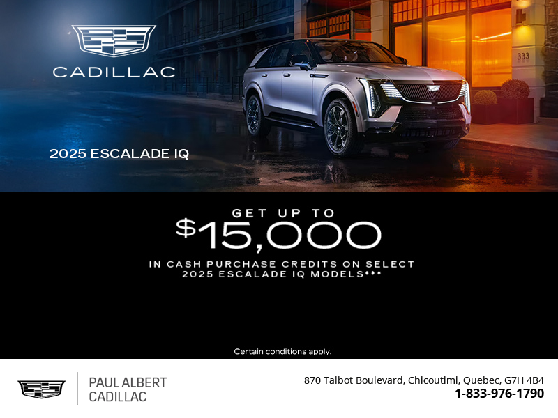 2025 Cadillac Escalade IQ