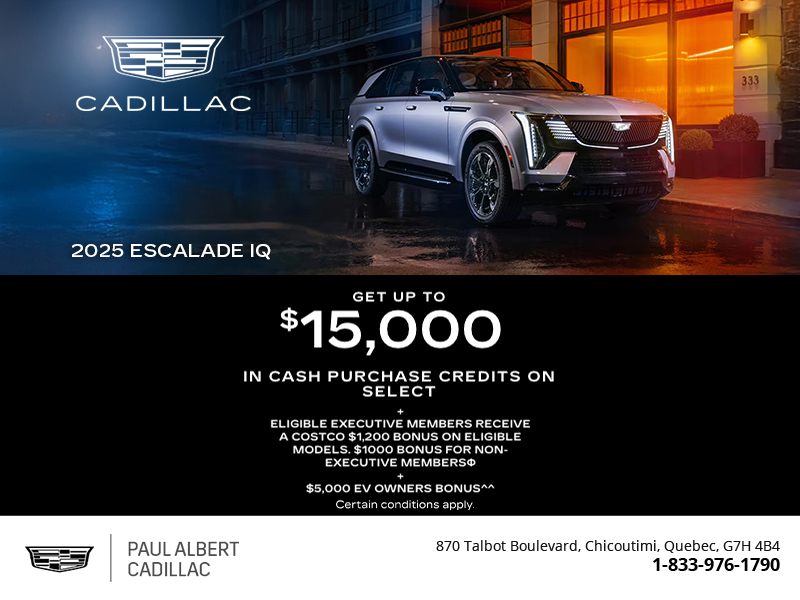 2025 Cadillac Escalade IQ