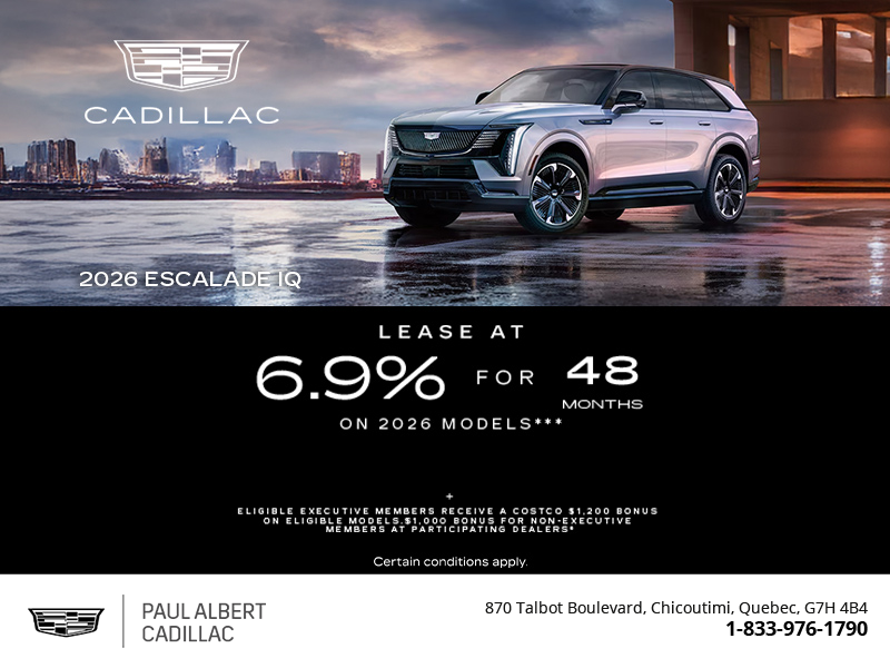 2026 Cadillac Escalade IQ