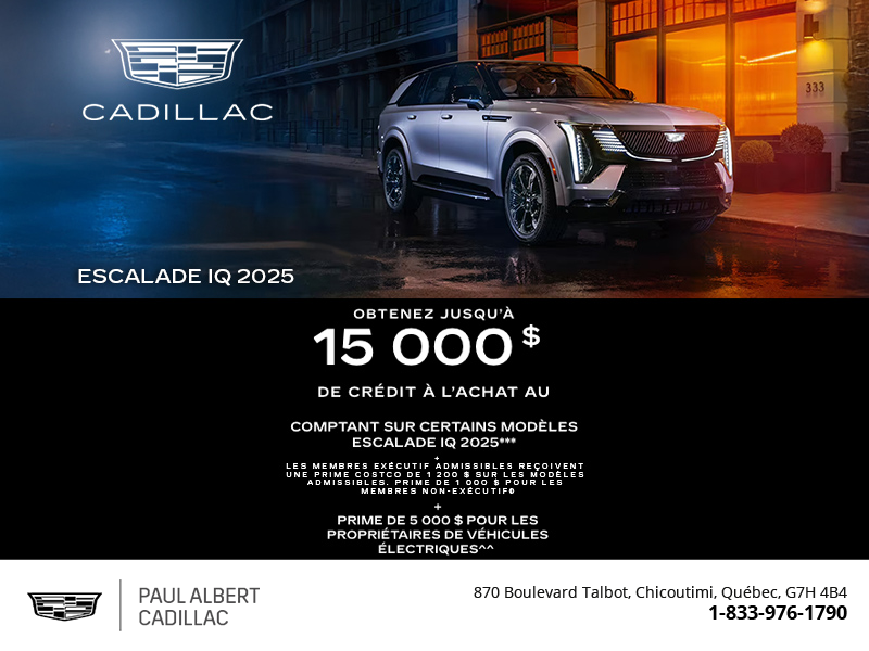 Cadillac Escalade IQ 2025