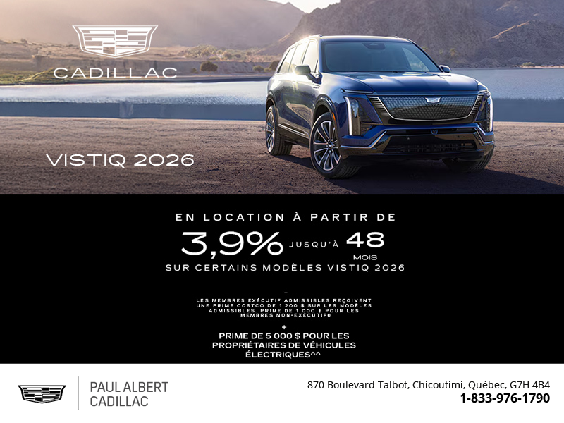Cadillac Vistiq 2026