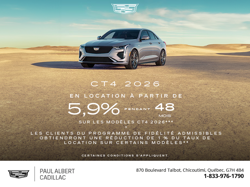 Cadillac CT4 2026