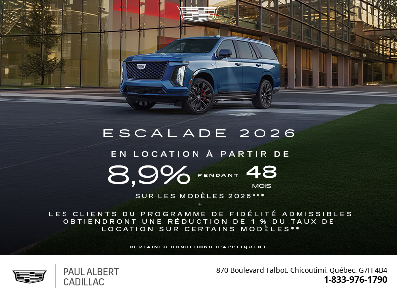 Cadillac Escalade 2026