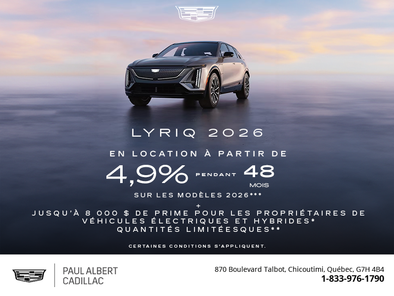 Cadillac  Lyriq 2026