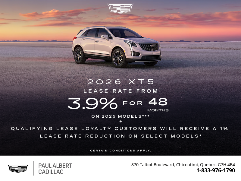 2026 Cadillac XT5