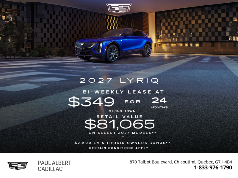 2027 Cadillac Lyriq