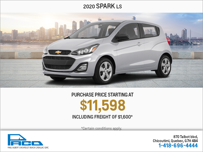 Get the 2020 Chevrolet Spark