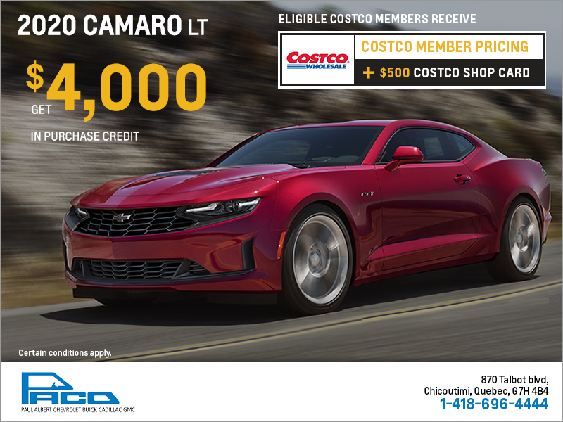 Get the 2020 Chevrolet Camaro