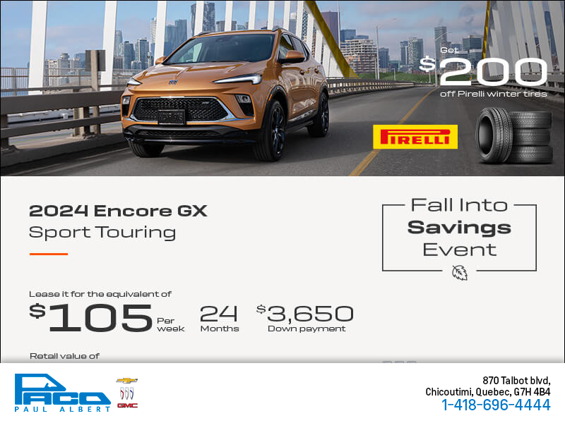 Get the 2024 Buick Encore GX