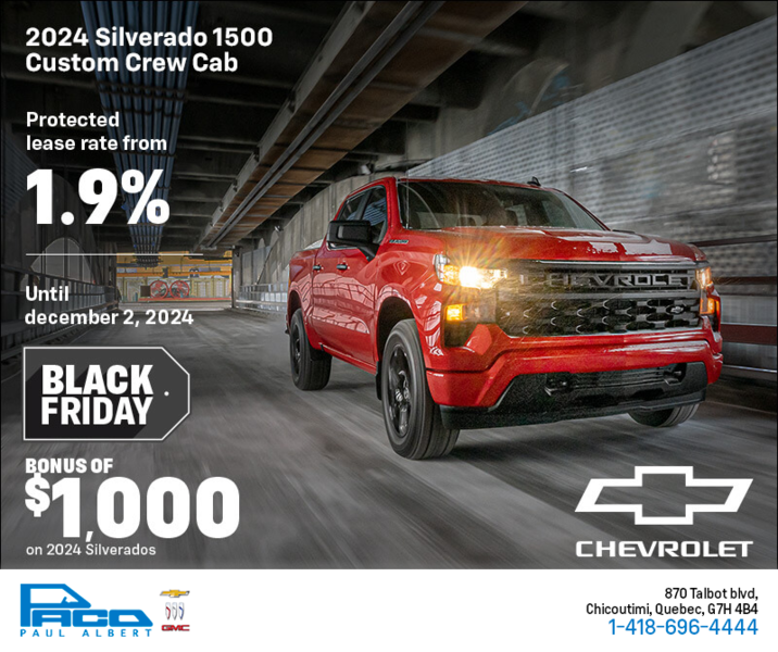 Get the 2024 Chevrolet Silverado 1500