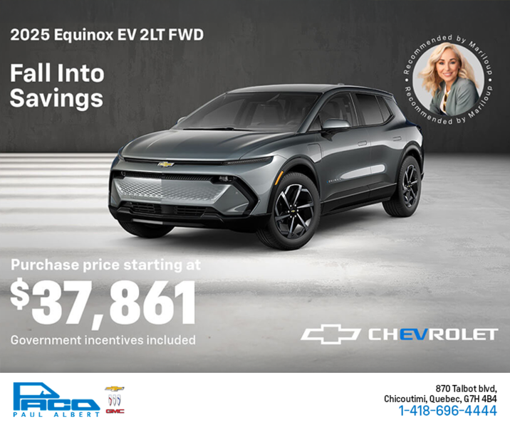 Get the 2025 Chevrolet Equinox EV