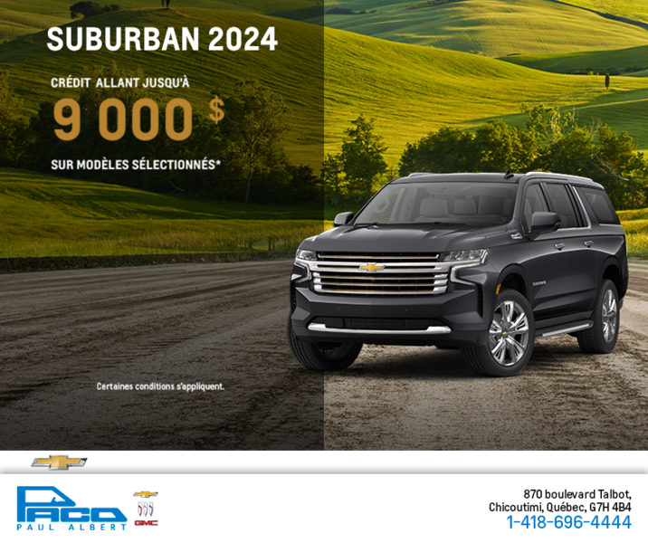 Le Chevrolet Suburban 2024