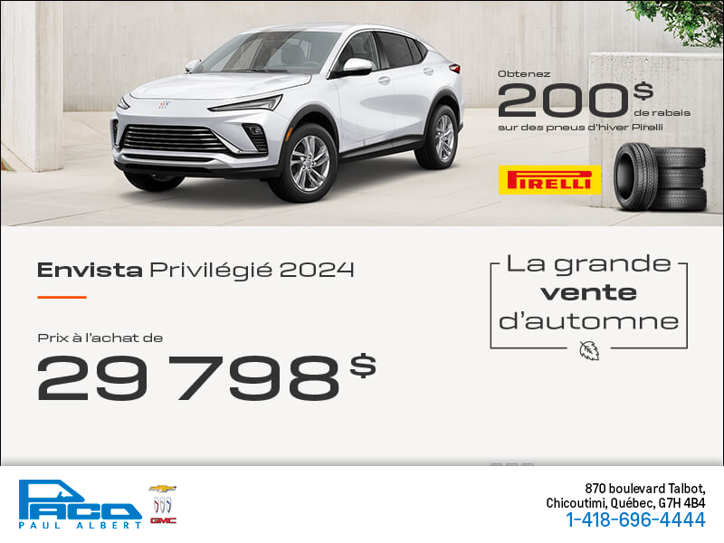 Procurez-vous la Buick Envista 2024