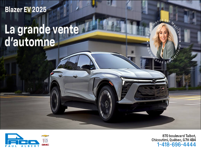 Procurez-vous le Chevrolet Blazer EV 2024