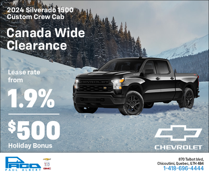 Get the 2024 Chevrolet Silverado 1500