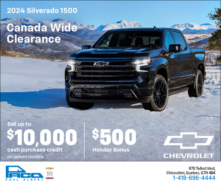 Get the 2024 Chevrolet Silverado 1500