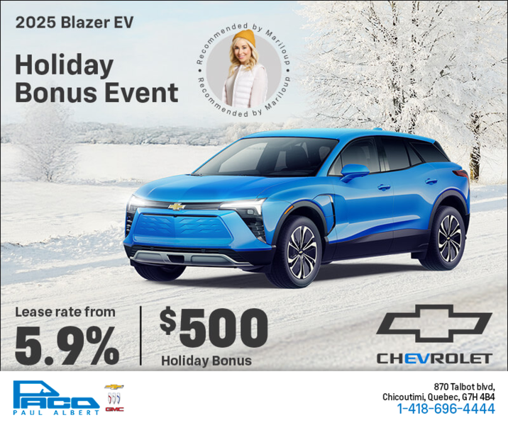 Get the 2025 Chevrolet Blazer EV