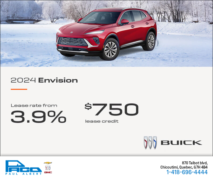 Get the 2024 Buick Envision