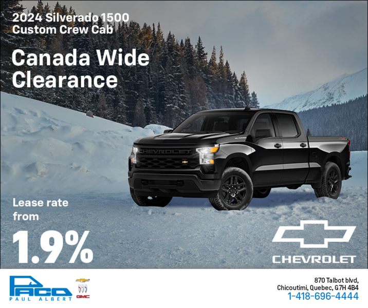 Get the 2024 Chevrolet Silverado 1500