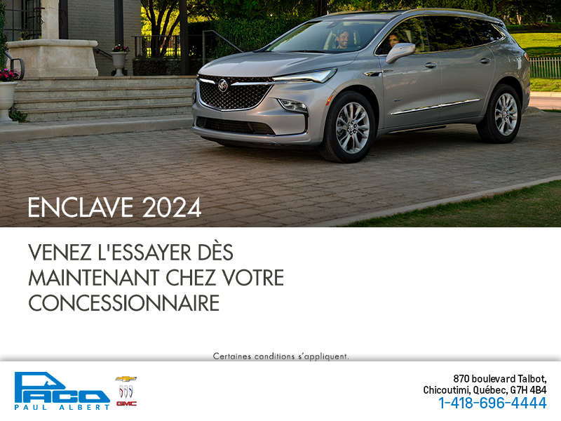 Procurez-vous le Buick Enclave 2024