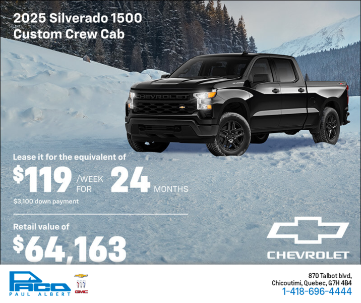 Get the 2024 Chevrolet Silverado 1500