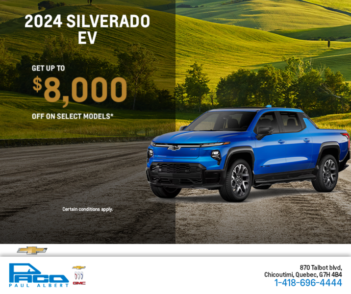 Get the 2024 Chevrolet Silverado EV