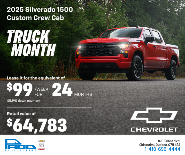 Get the 2025 Chevrolet Silverado 1500