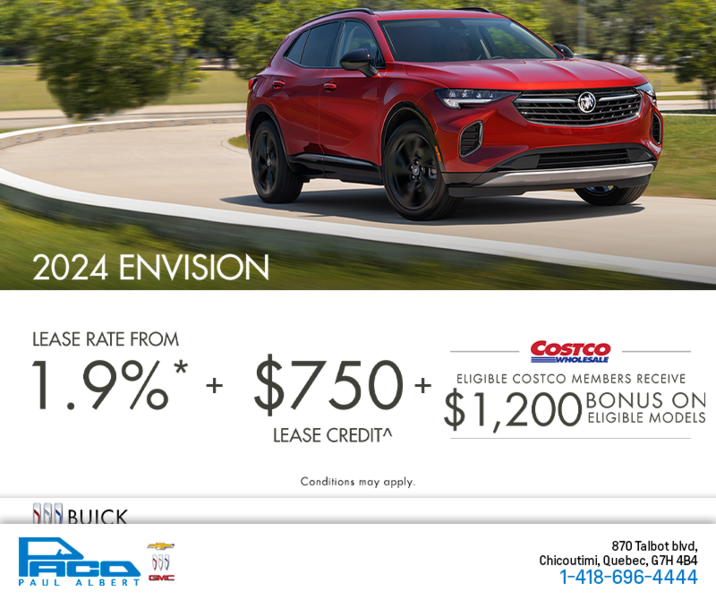 Get the 2024 Buick Envision