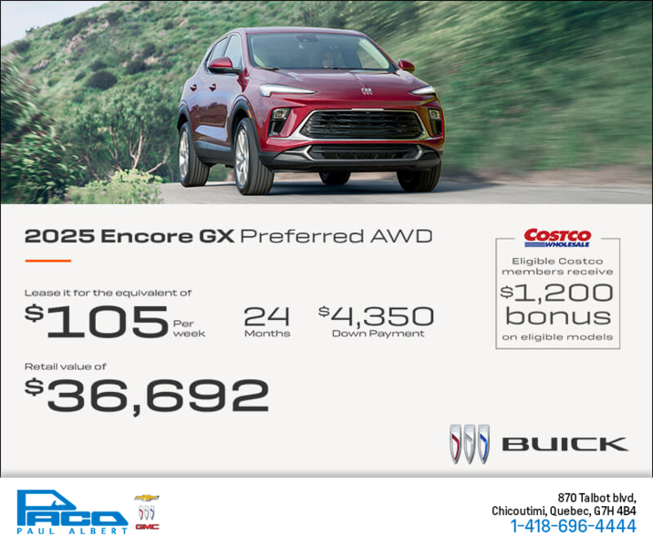 Get the 2025 Buick Encore GX