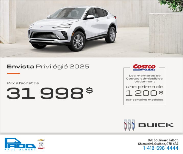 Procurez-vous la Buick Envista 2025