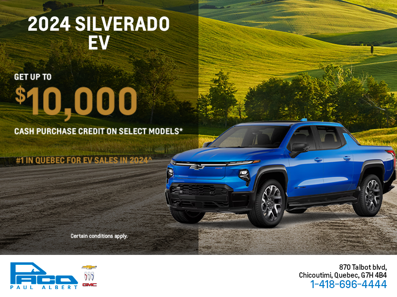 Get the 2024 Chevrolet Silverado EV